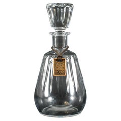 Decanter di cristallo Thomas Hine Cognac vintage di Baccarat della metà del XX secolo