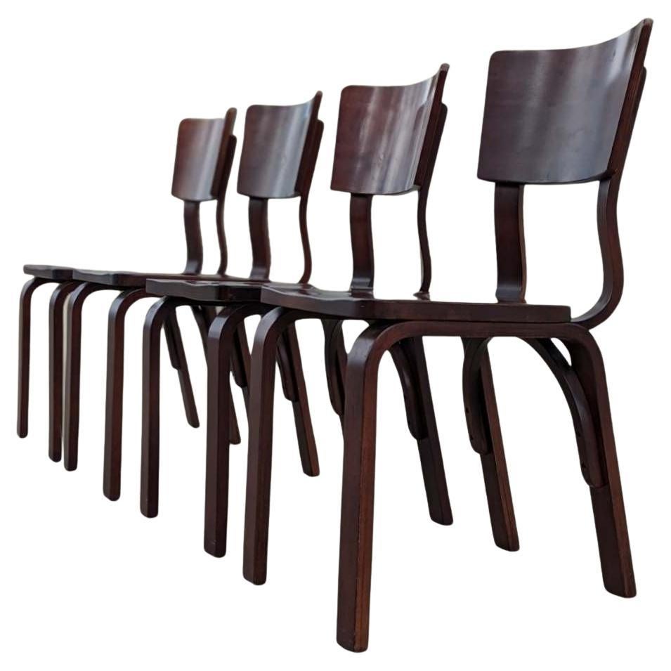 Vintage Thonet Bentwood Dining Chairs For Sale