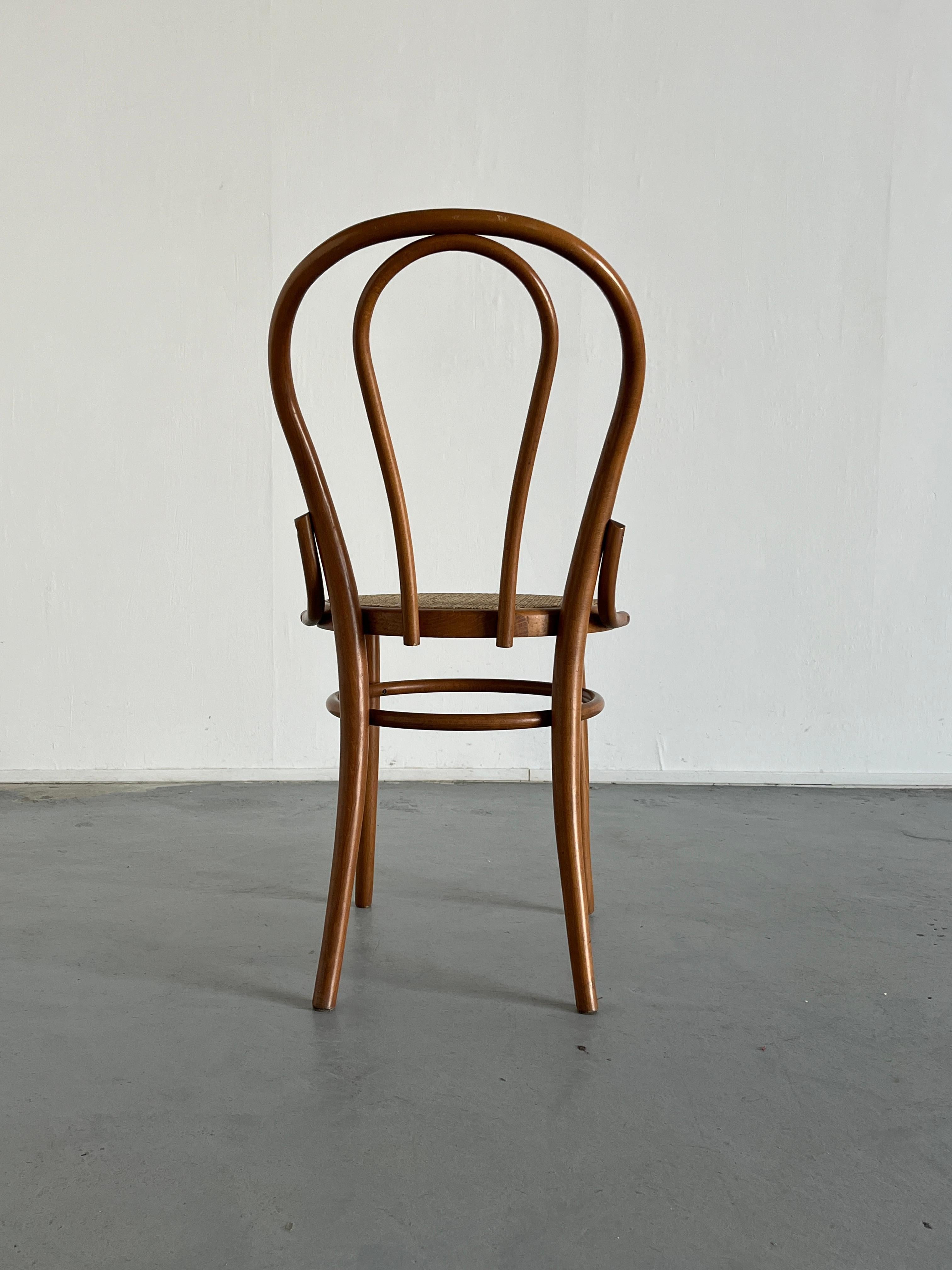 Vintage Thonet Bentwood No. 18 Style Bistro Chair, 1950s  For Sale 1