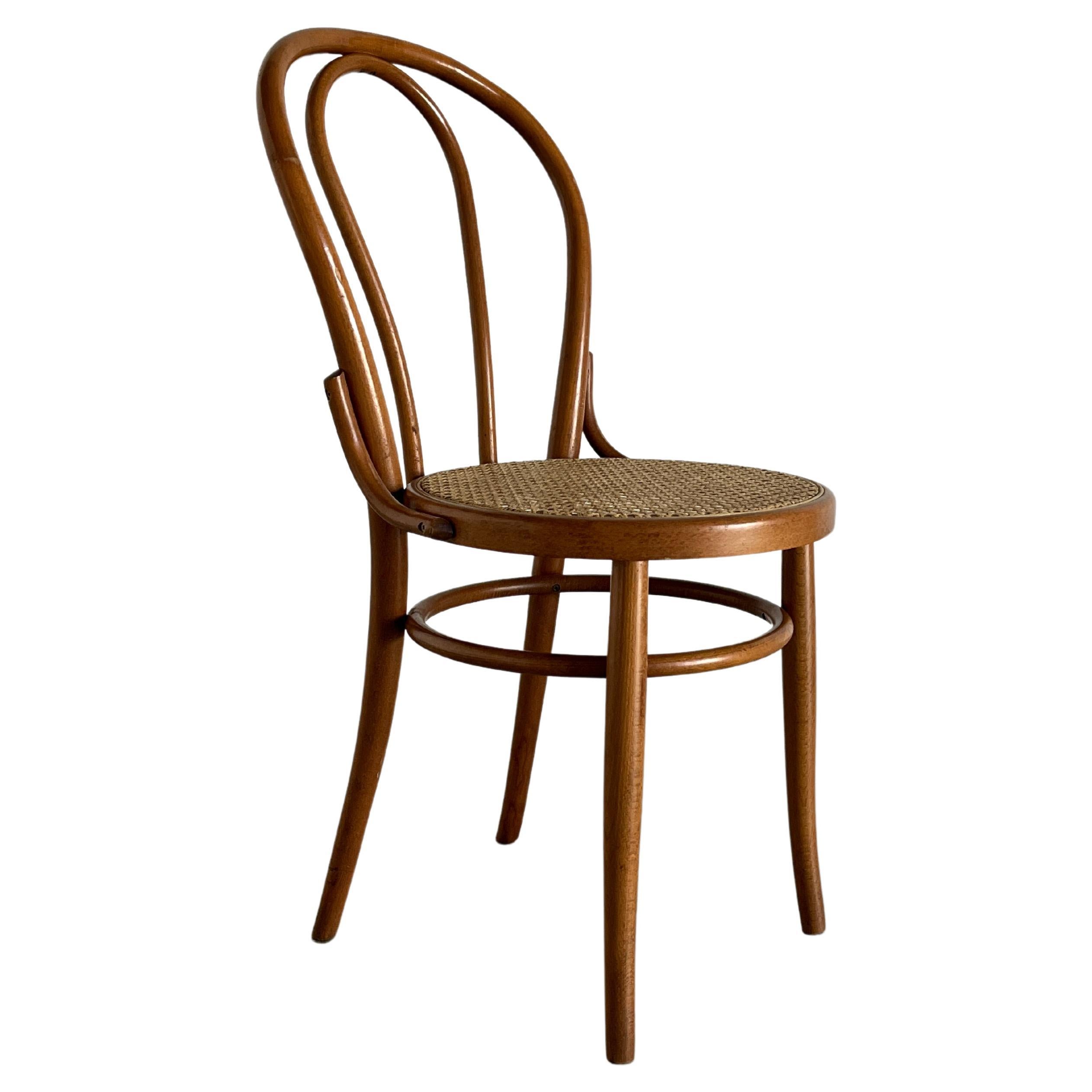 Vintage Thonet Bentwood No. 18 Style Bistro Chair, 1950s  For Sale