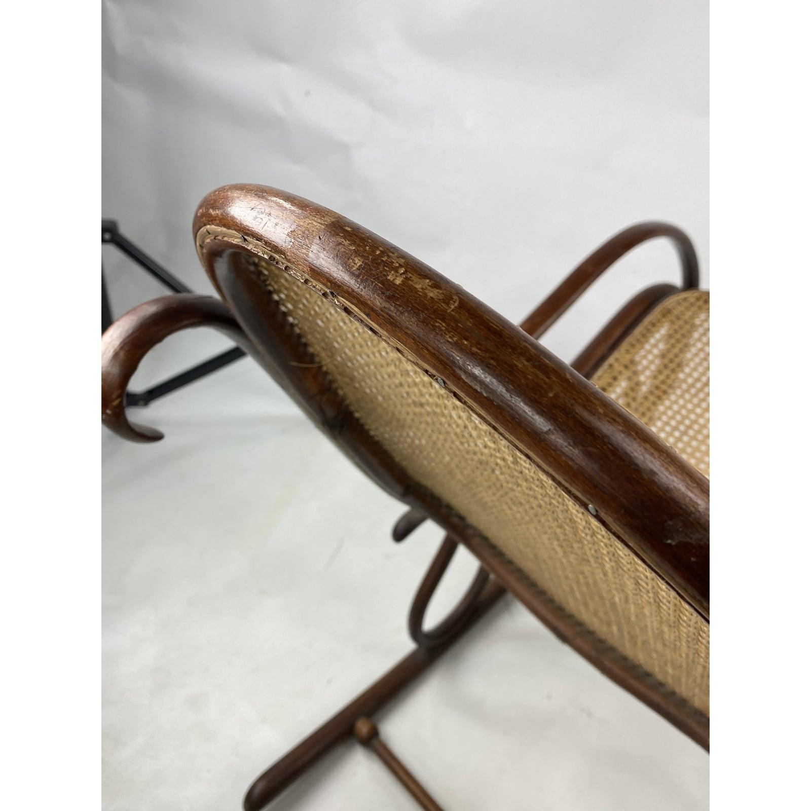 Mid-Century Modern Vintage Thonet Bentwood Rocking Chair