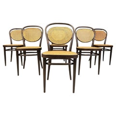Vintage thonet dining chairs, 1982