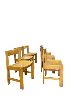 Vintage Thonet Maple Saddle Seat Chair’s - Set of 6