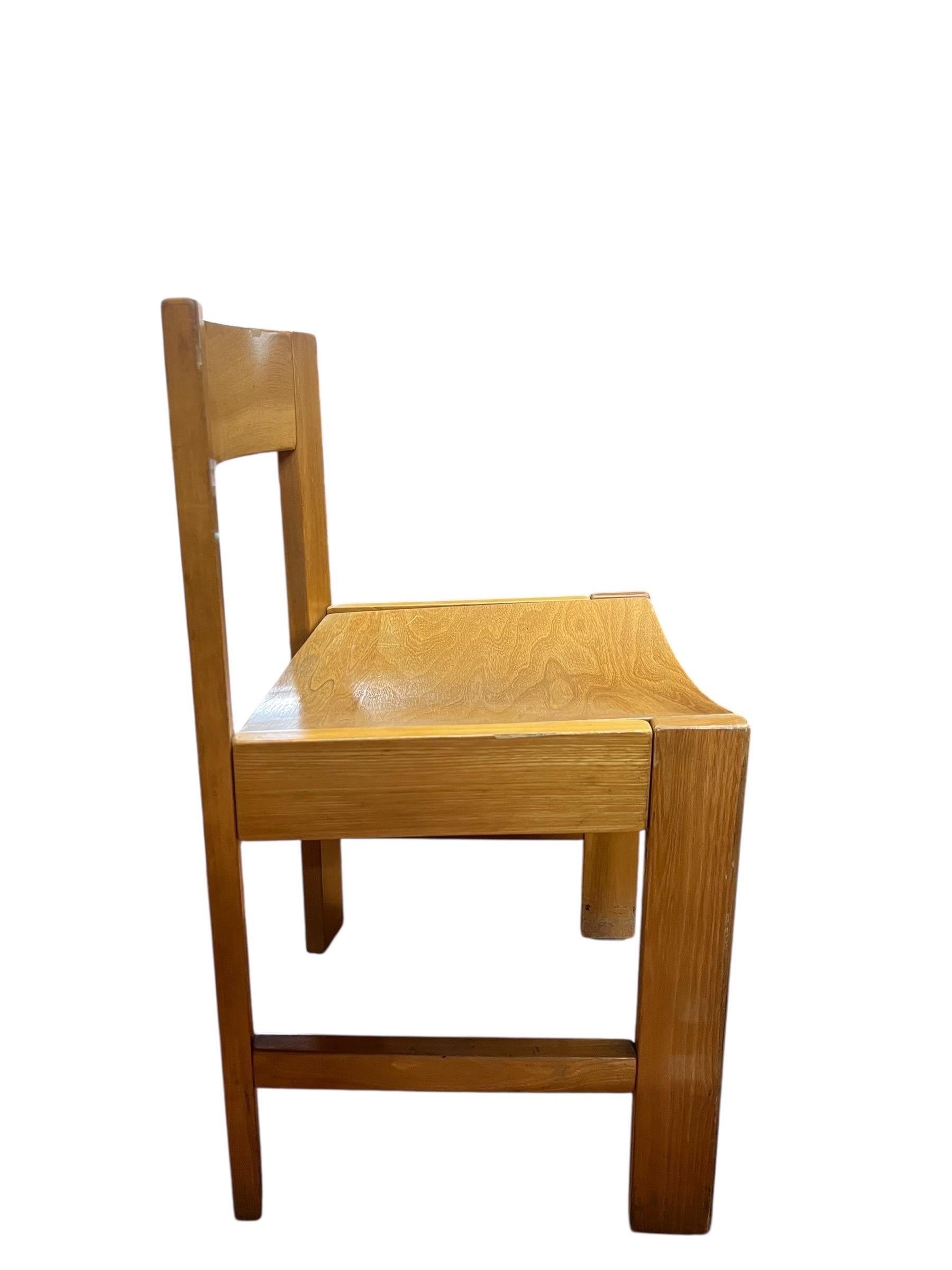Vintage Thonet Silla con Asiento de Silla de Arce - Juego de 6 finales del siglo XX en venta