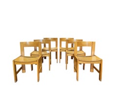 Vintage Thonet Silla con Asiento de Silla de Arce - Juego de 6