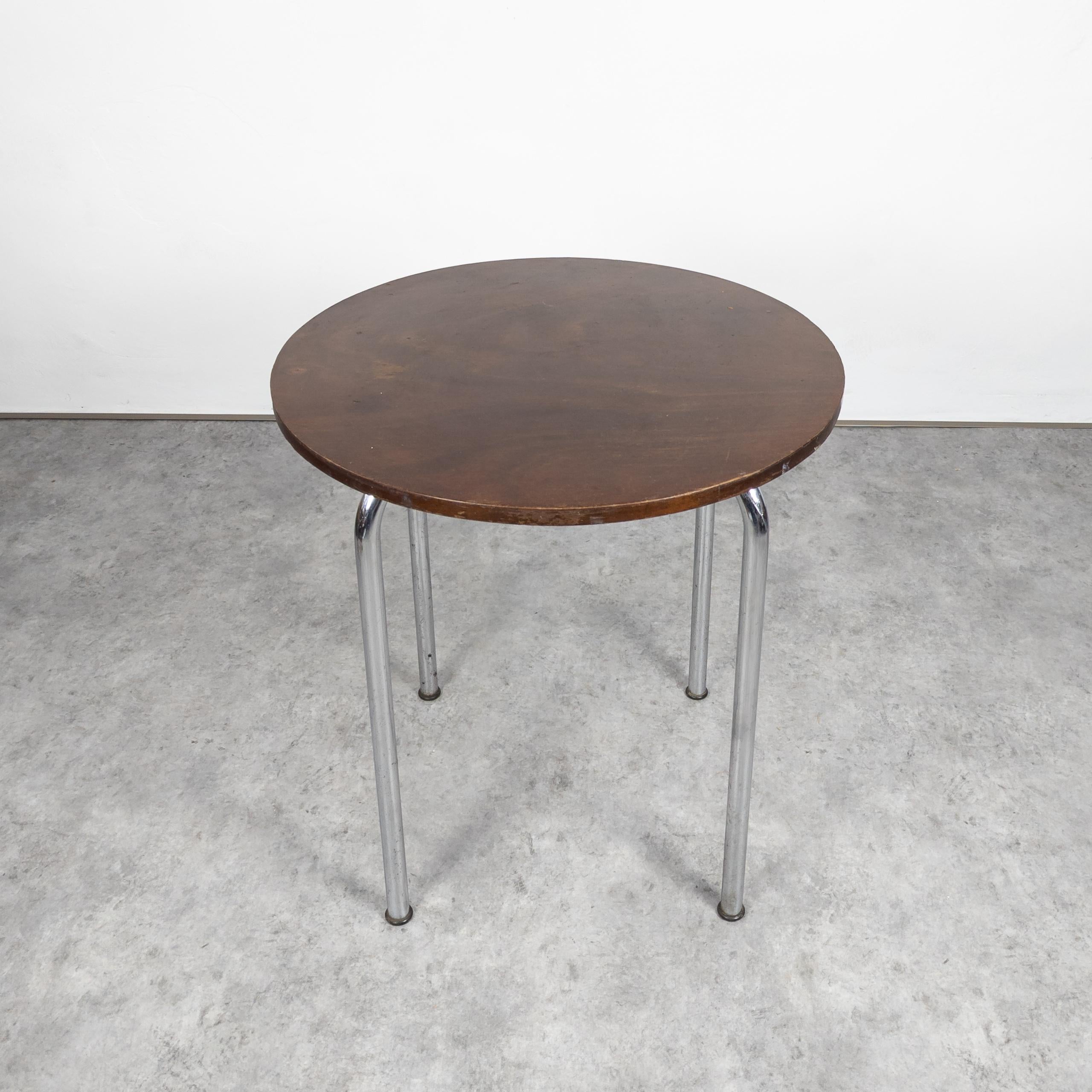 Bauhaus Vintage Thonet Mr 515 Table by Mies Van Der Rohe