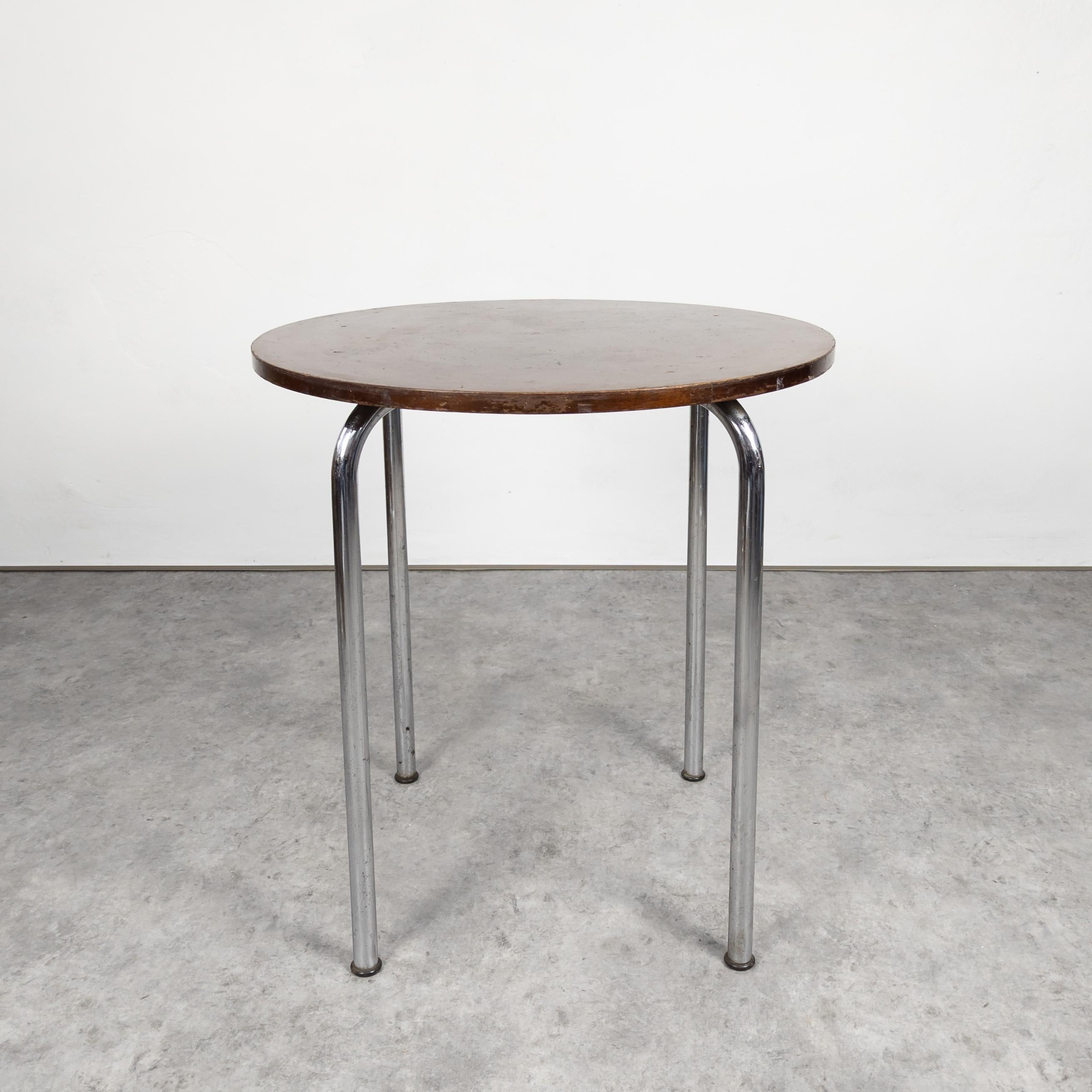 Czech Vintage Thonet Mr 515 Table by Mies Van Der Rohe