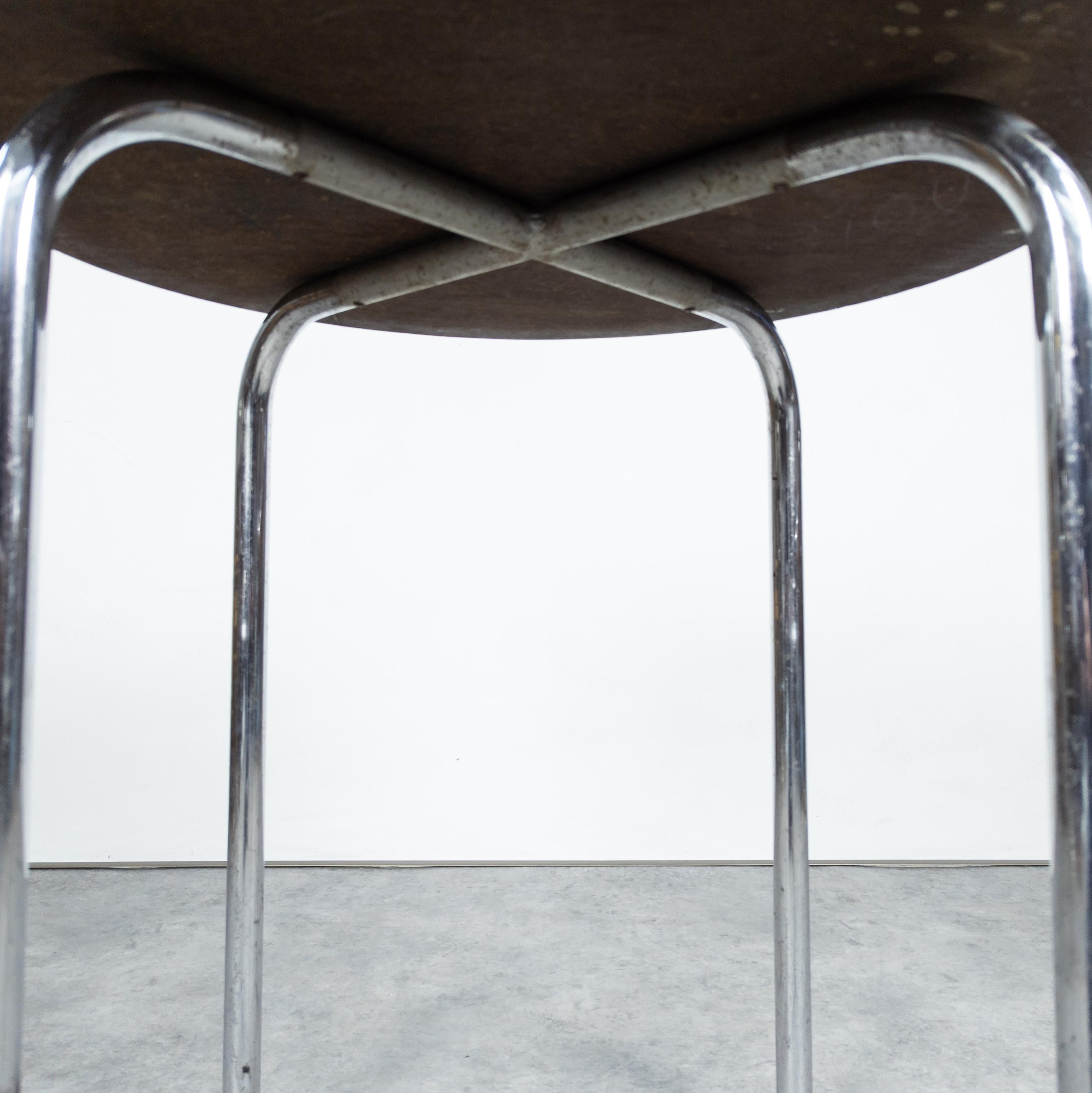 Steel Vintage Thonet Mr 515 Table by Mies Van Der Rohe