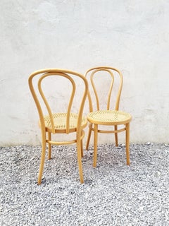 Vintage Thonet N.14 Style Bentwood Dining Chairs Produced by ZPM Radomsko, 70s