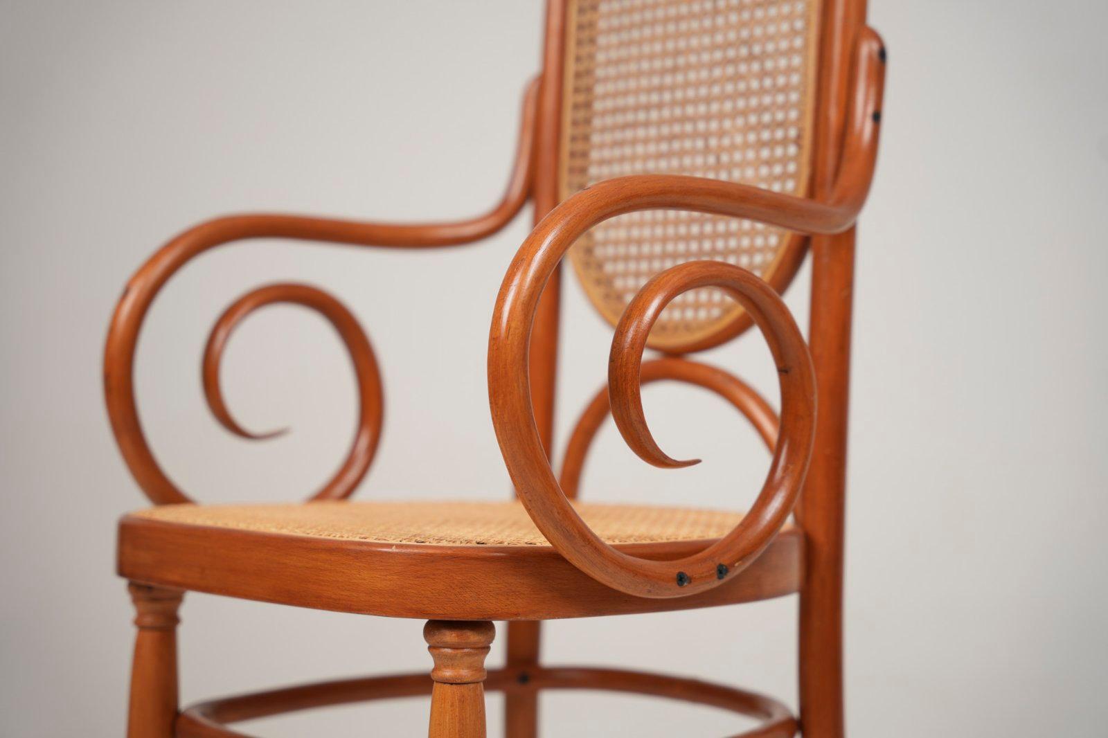 Vintage Thonet No 17 Armchair 1970s For Sale at 1stDibs