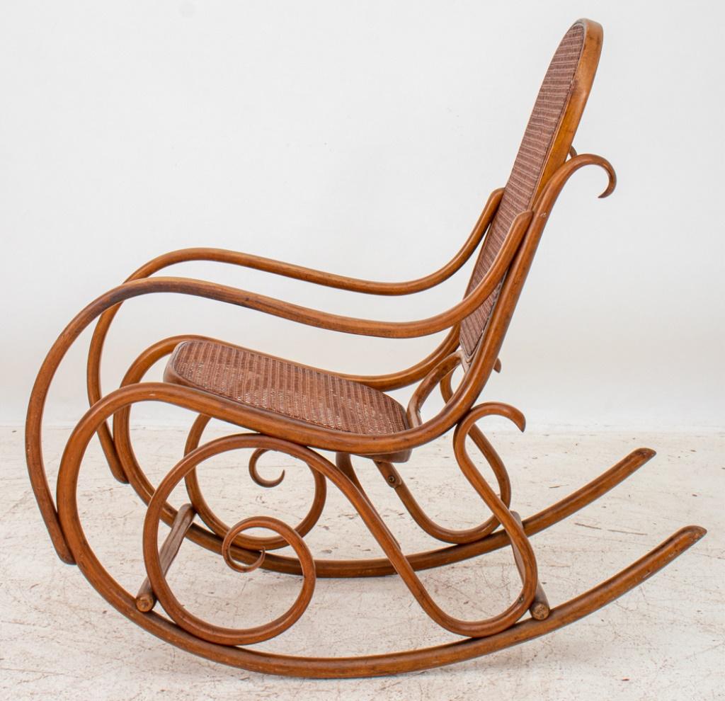 Vintage Thonet Rocking Chair 