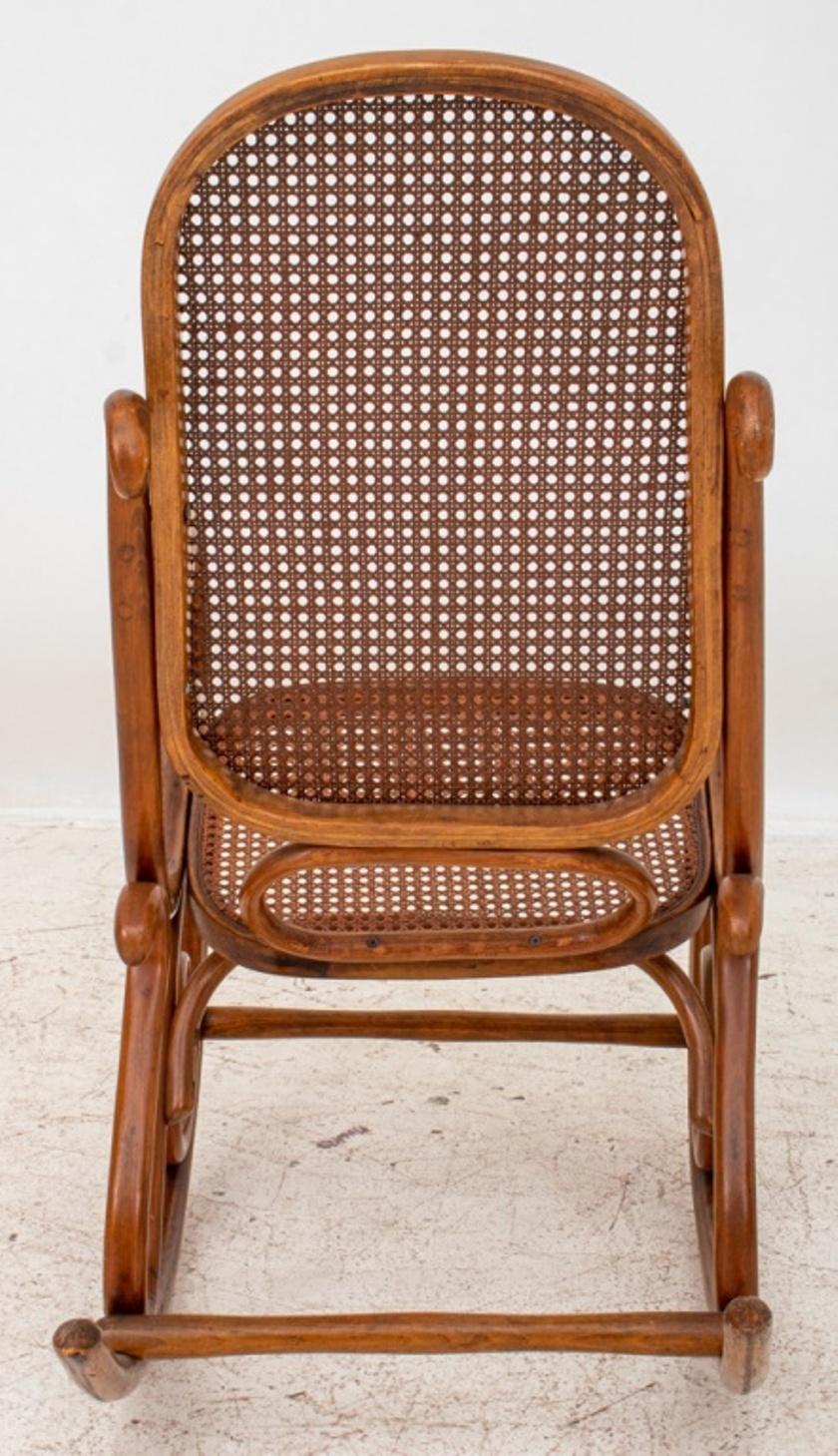 Vintage Thonet Rocking Chair 