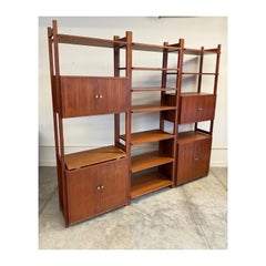 Vintage Three Bay Freestanding Wall Unit