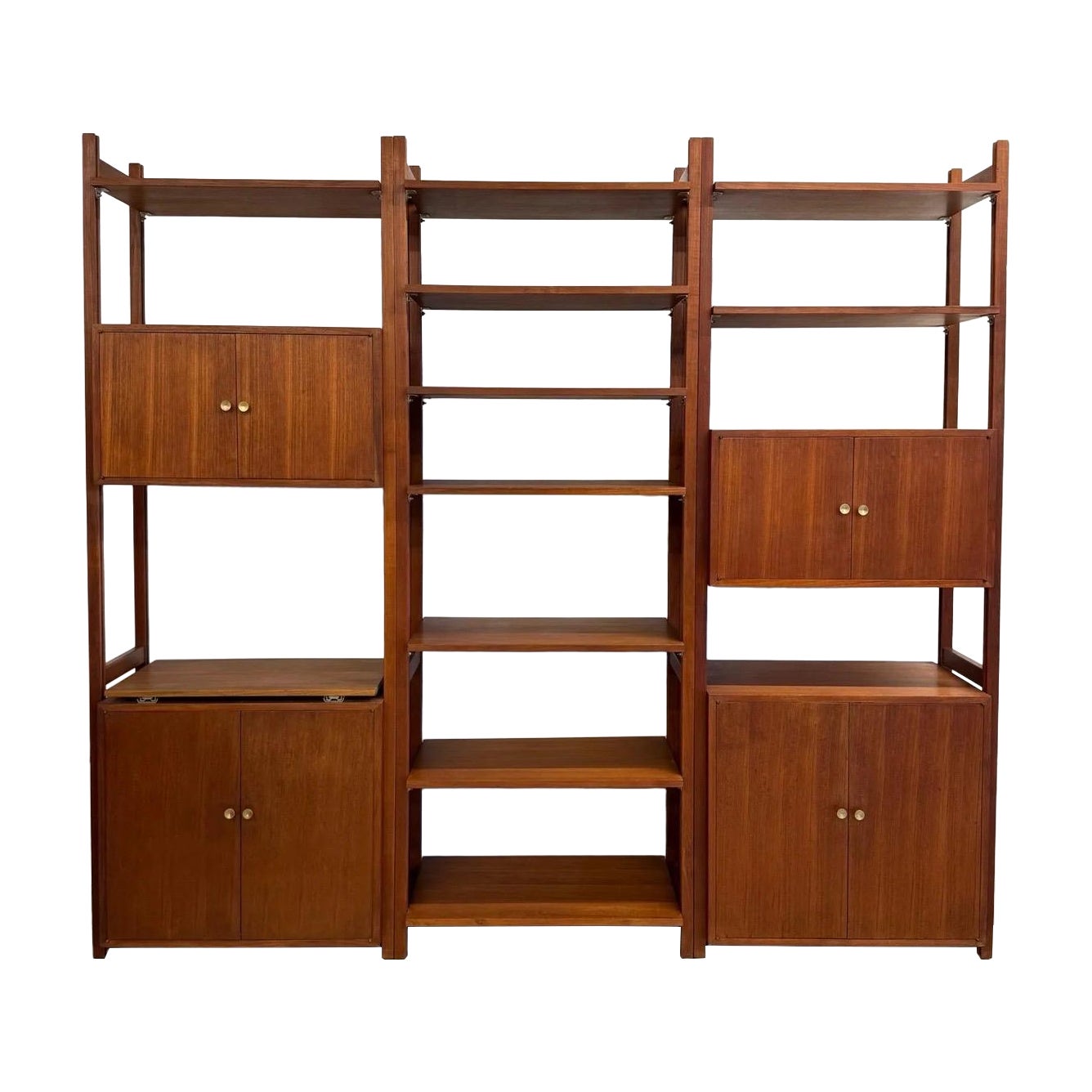 Mueble alto vintage de tres módulos