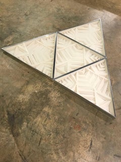 Vintage Three Dimensional Wall Art Sculpture by Greg Copeland, Four-Piece Set