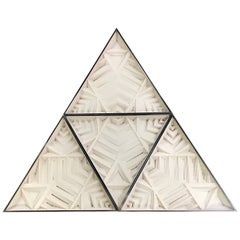 Vintage Three Dimensional Wall Art Sculpture by Greg Copeland, Four-Piece Set