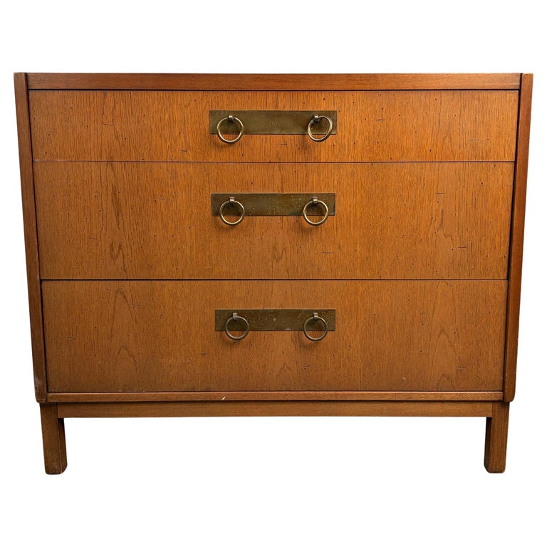 vintage drexel dresser Mid Century Modern Furniture "Profile" Tall / Tallboy / Chest Designed by John van Koert  Boston Mid Century Modern French Country Vintage Carved Walnut