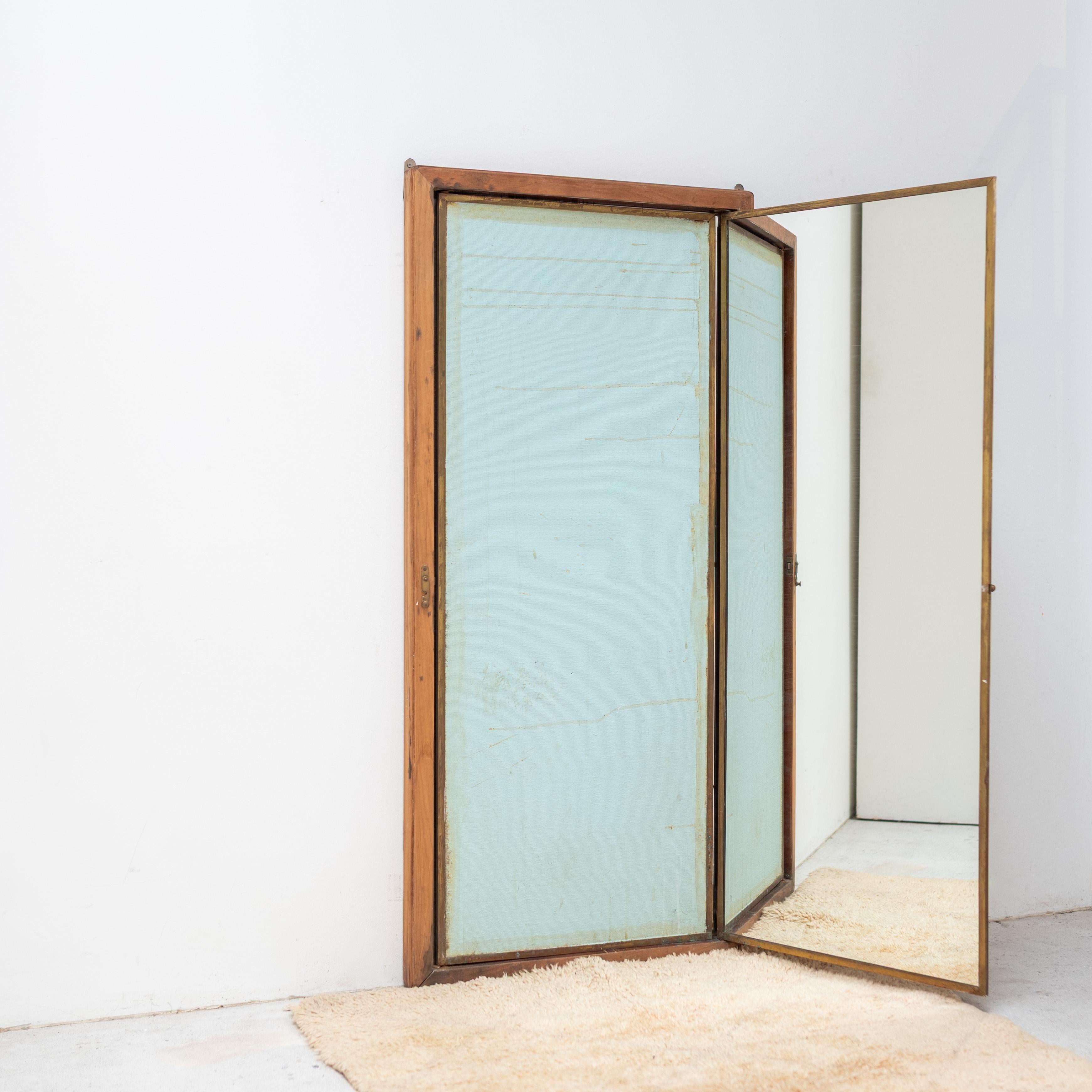 Vintage Miroir pliant à trois panneaux, c. 1900, France en vente 6