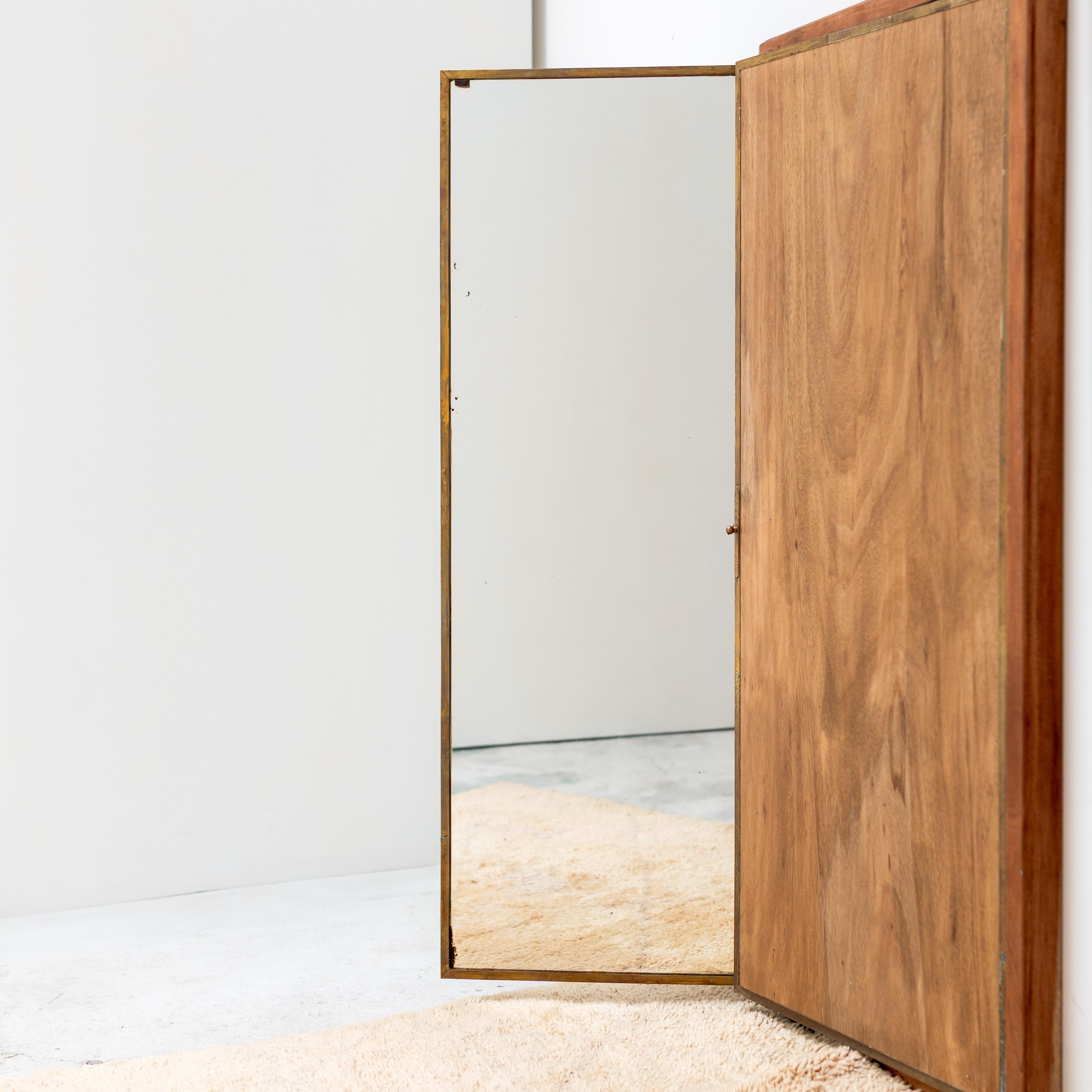 Vintage Miroir pliant à trois panneaux, c. 1900, France en vente 7