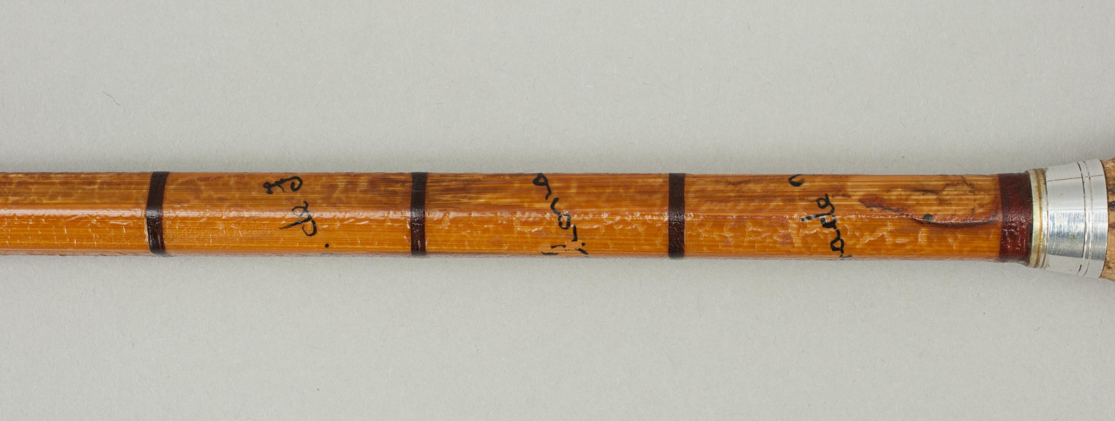 English Vintage Three-Piece Hardy Trout Fly Rod, The 'C.C. de France'.
