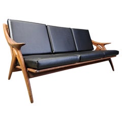 Vintage three seater 'de knoop' sofa by de ster Gelderland, 1960s