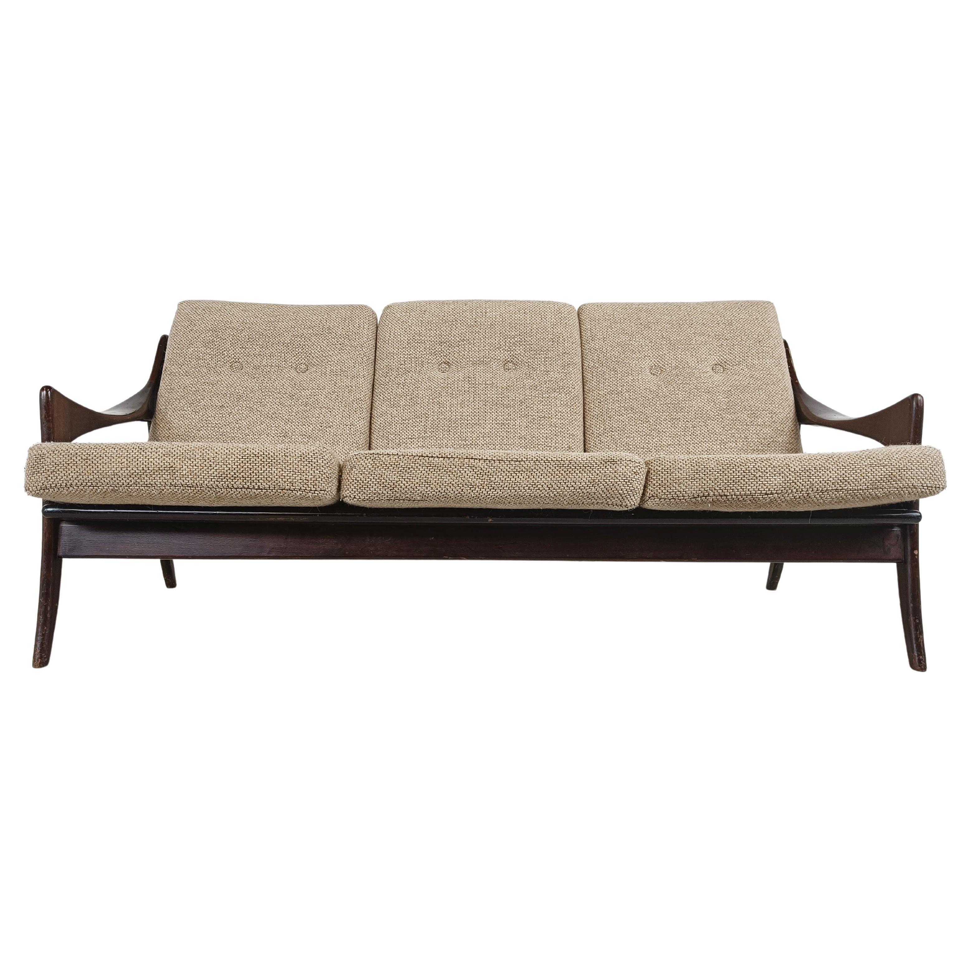 Vintage Three Seater Sofa by De Ster Gelderland, 1960s For Sale