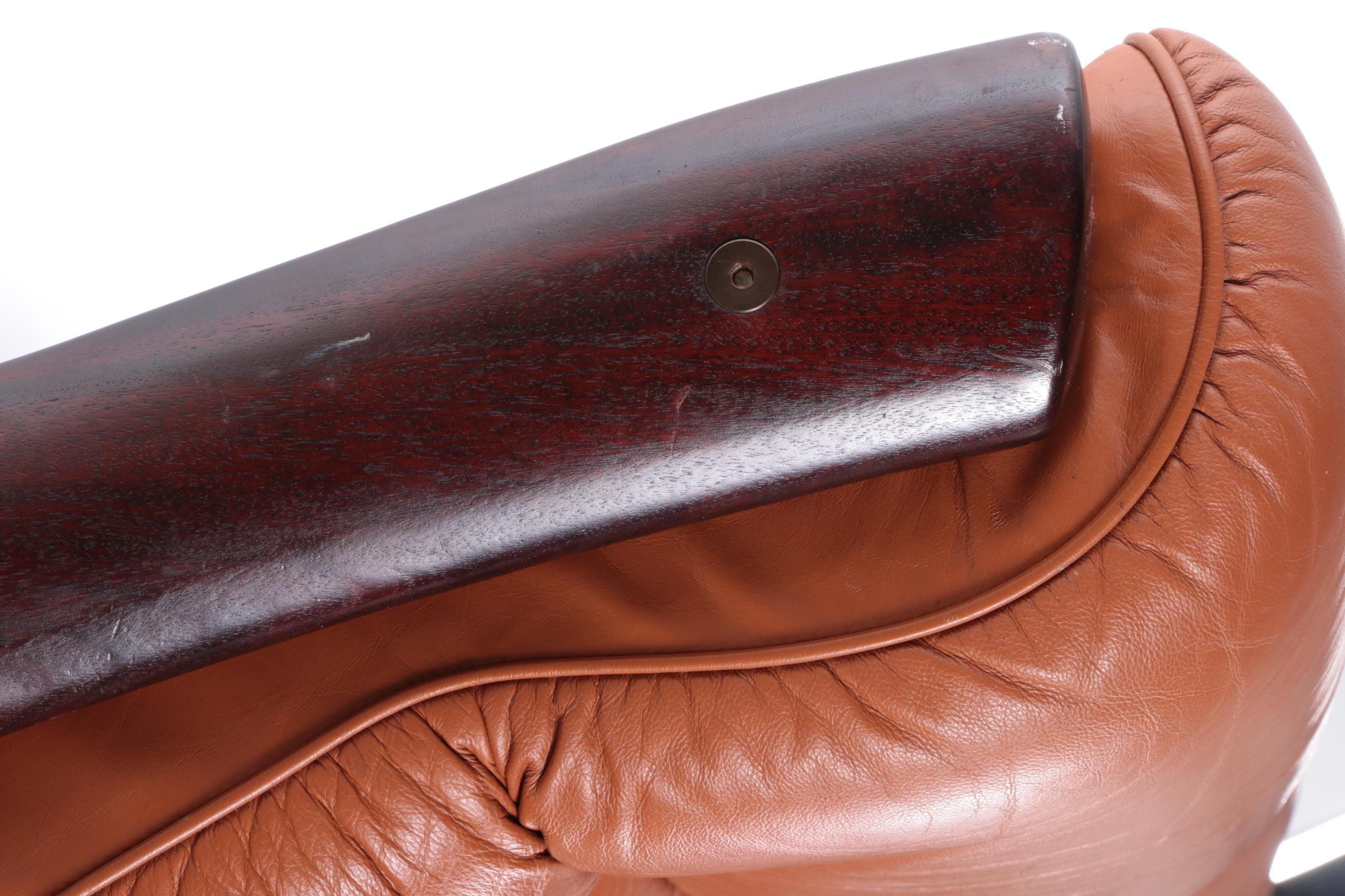Vintage Three Seater Sofa from Ekornes by Stressless 1970s 3
