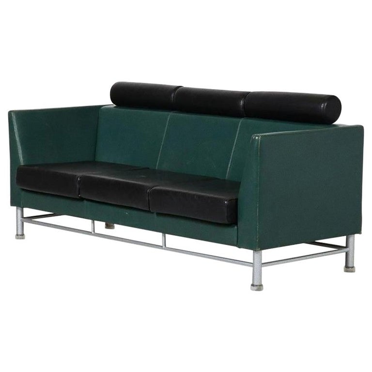 Vintage Three Seats Sofa by Ettore Sottsass for Knoll, Italy, 1980s at  1stDibs