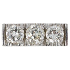 Vintage Three-Stone Diamond Ring