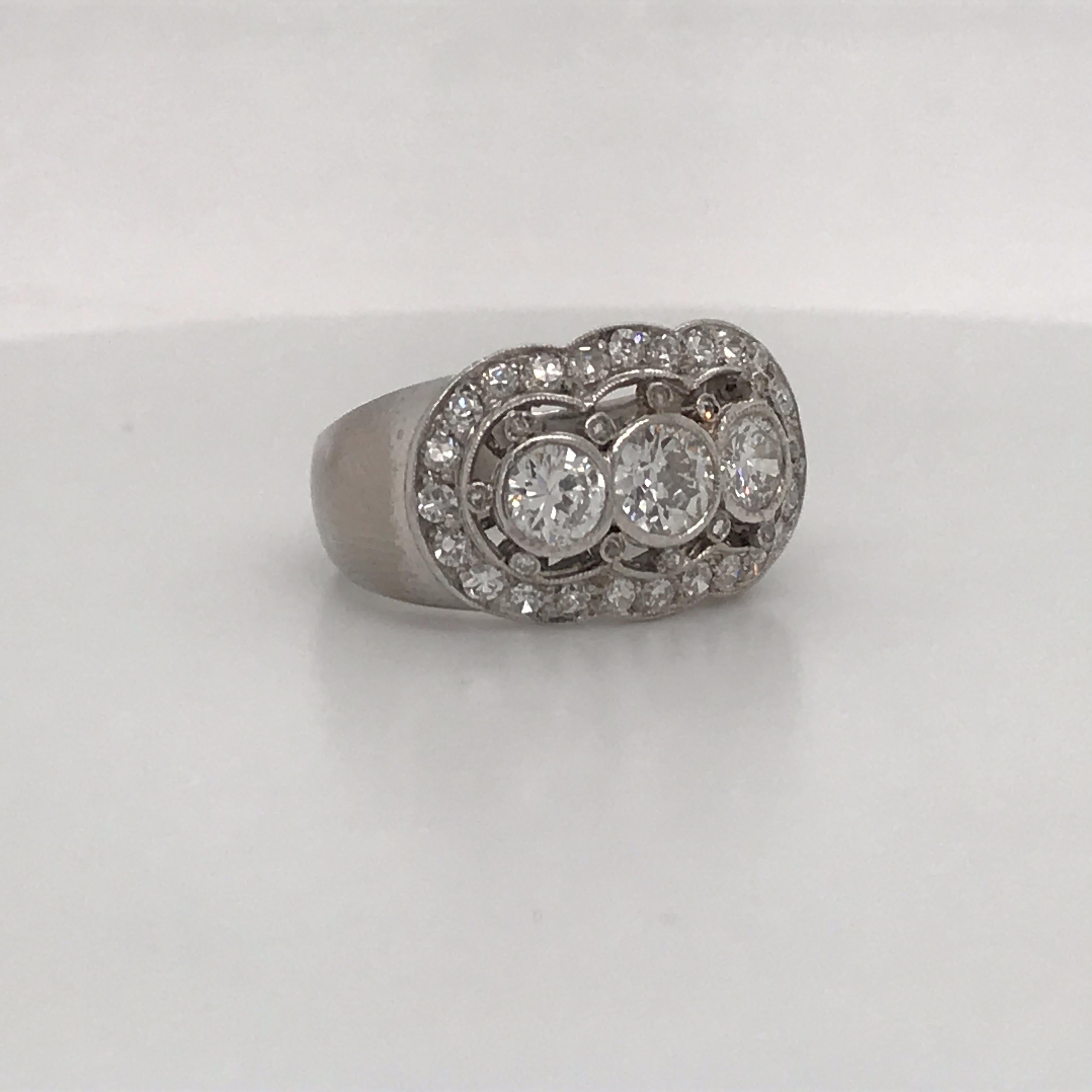 two carat diamond ring