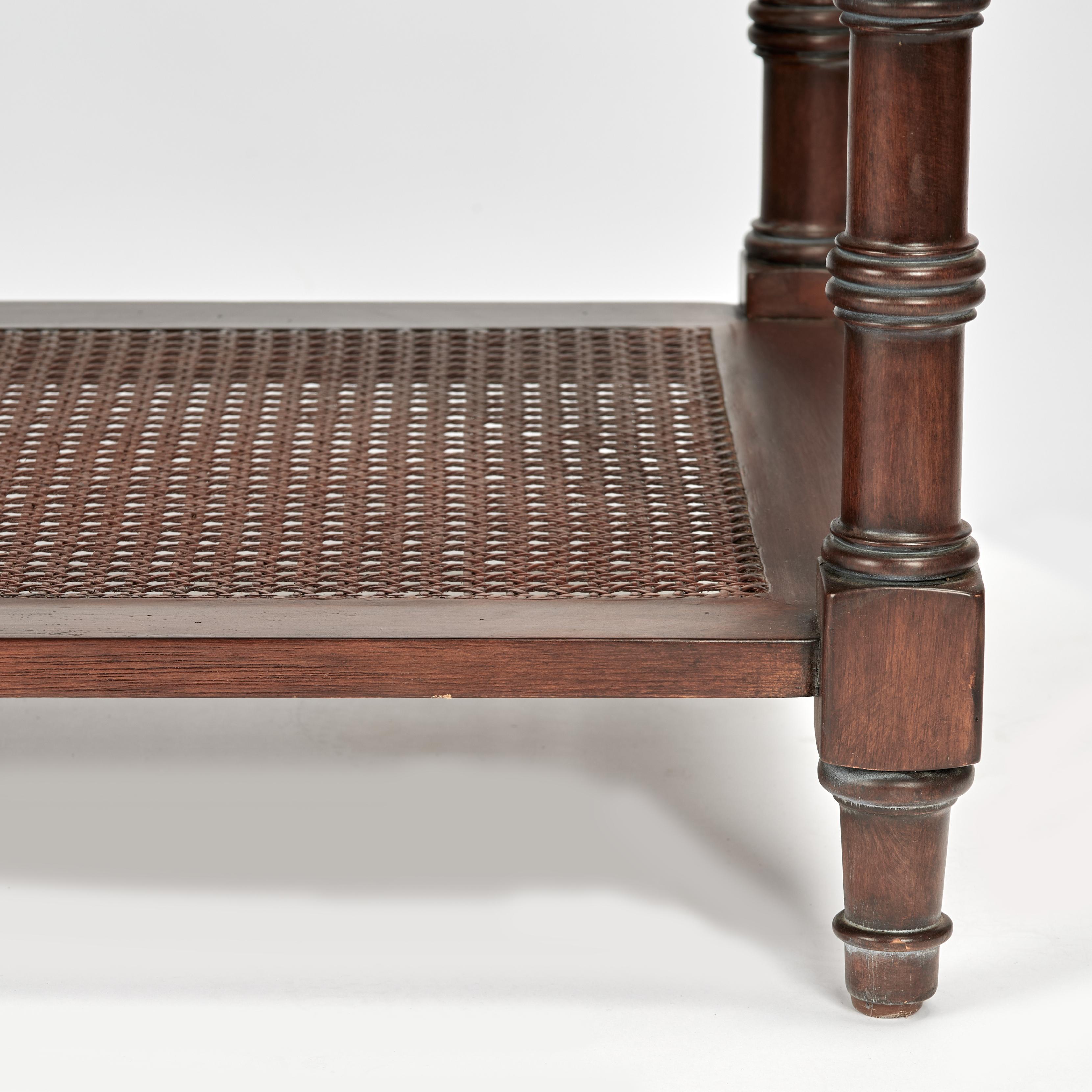 Vintage Three Tiered British Colonial Style Stand For Sale 3