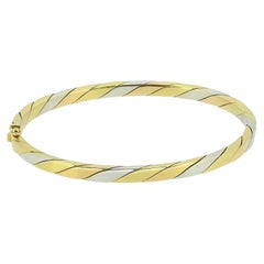 Bangle d'oro a tre toni vintage