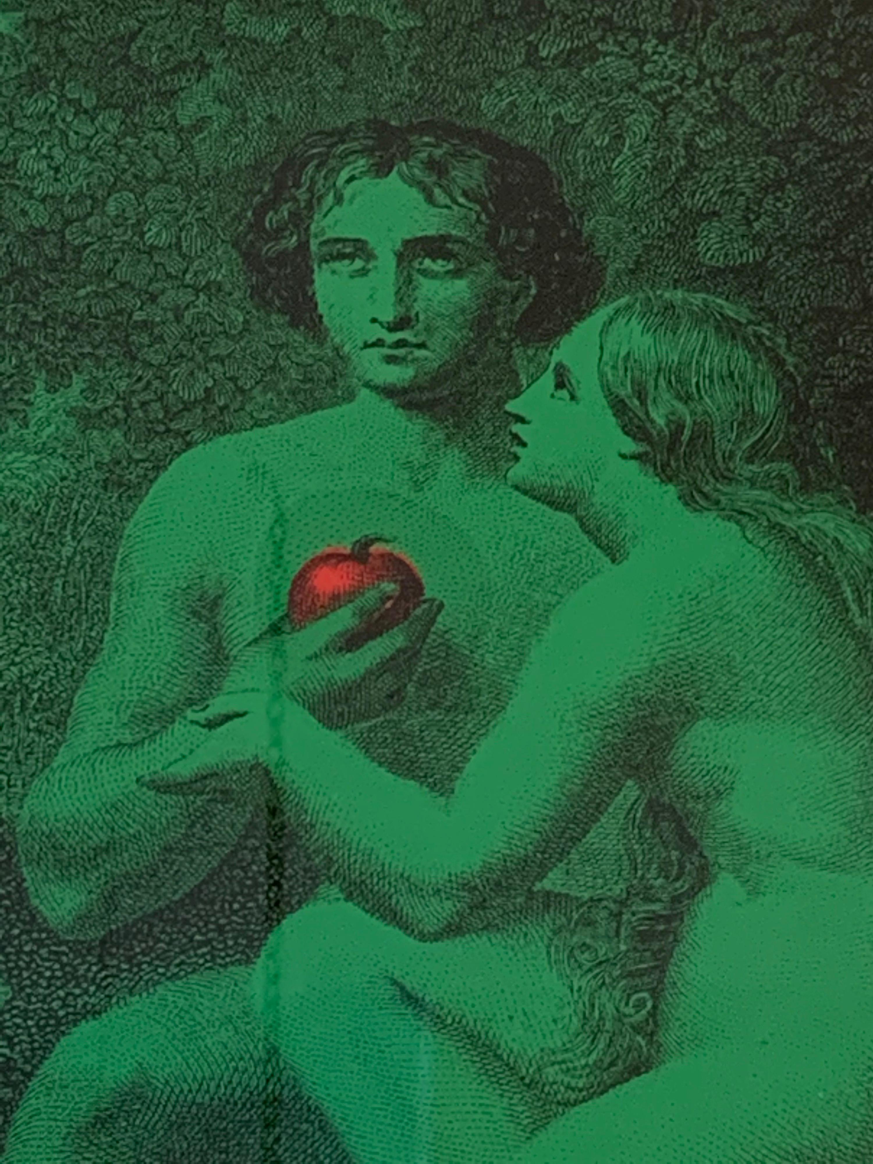 American Vintage Tiber Press Framed Print, Adam & Eve