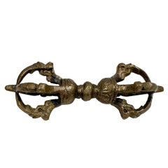Vintage tibetischen Messing Dharma Instrument