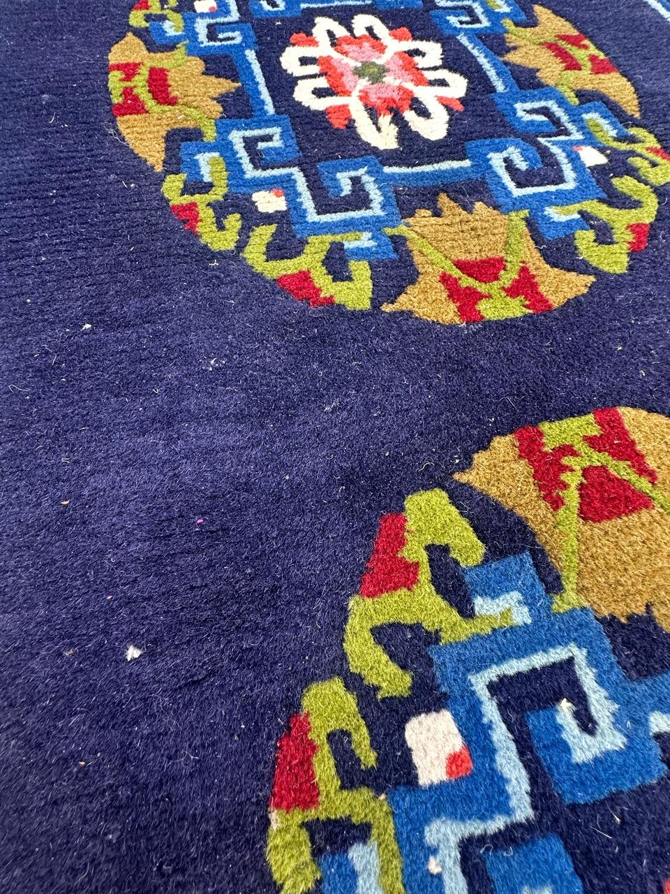 Vintage Tibetan Chinese Rug For Sale 4