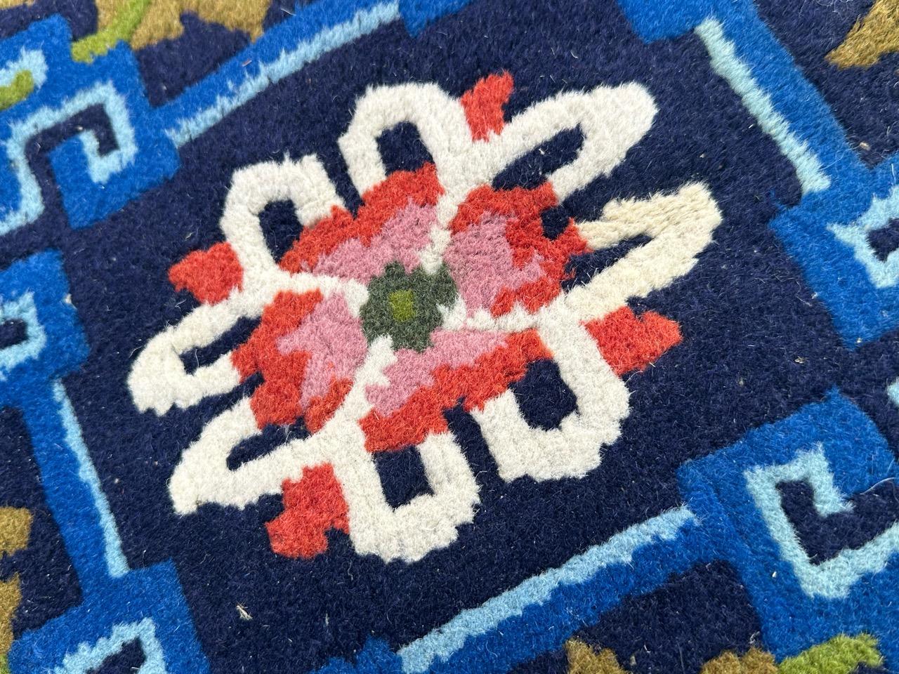 Vintage Tibetan Chinese Rug For Sale 10