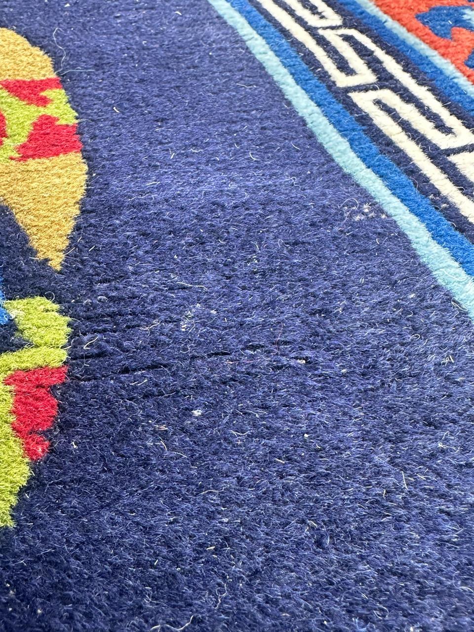 Vintage Tibetan Chinese Rug For Sale 12