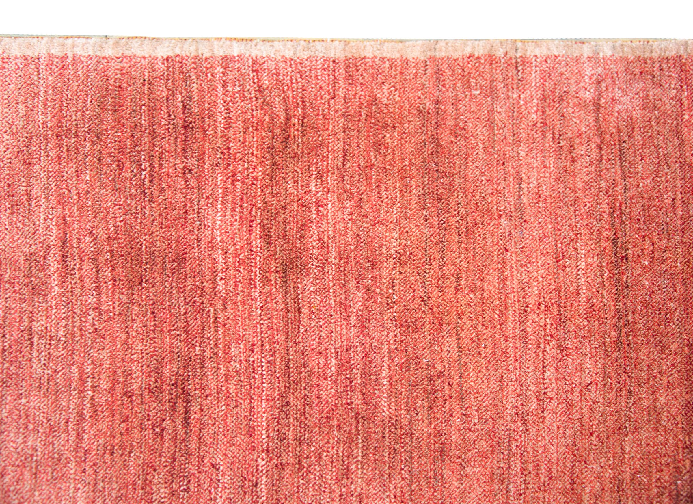 Vintage Tibetan Hand-Knotted Rug For Sale 5
