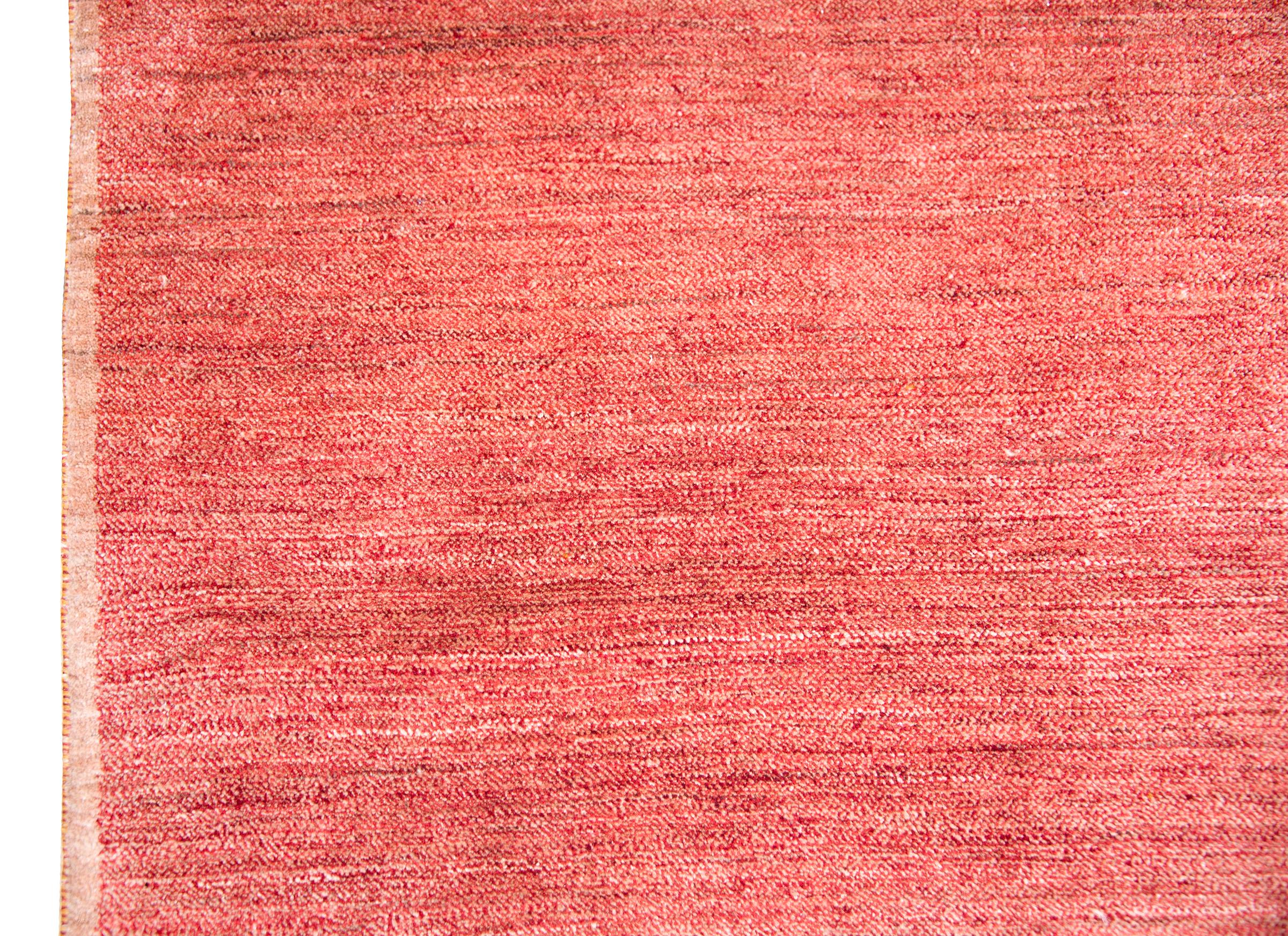 Wool Vintage Tibetan Hand-Knotted Rug For Sale