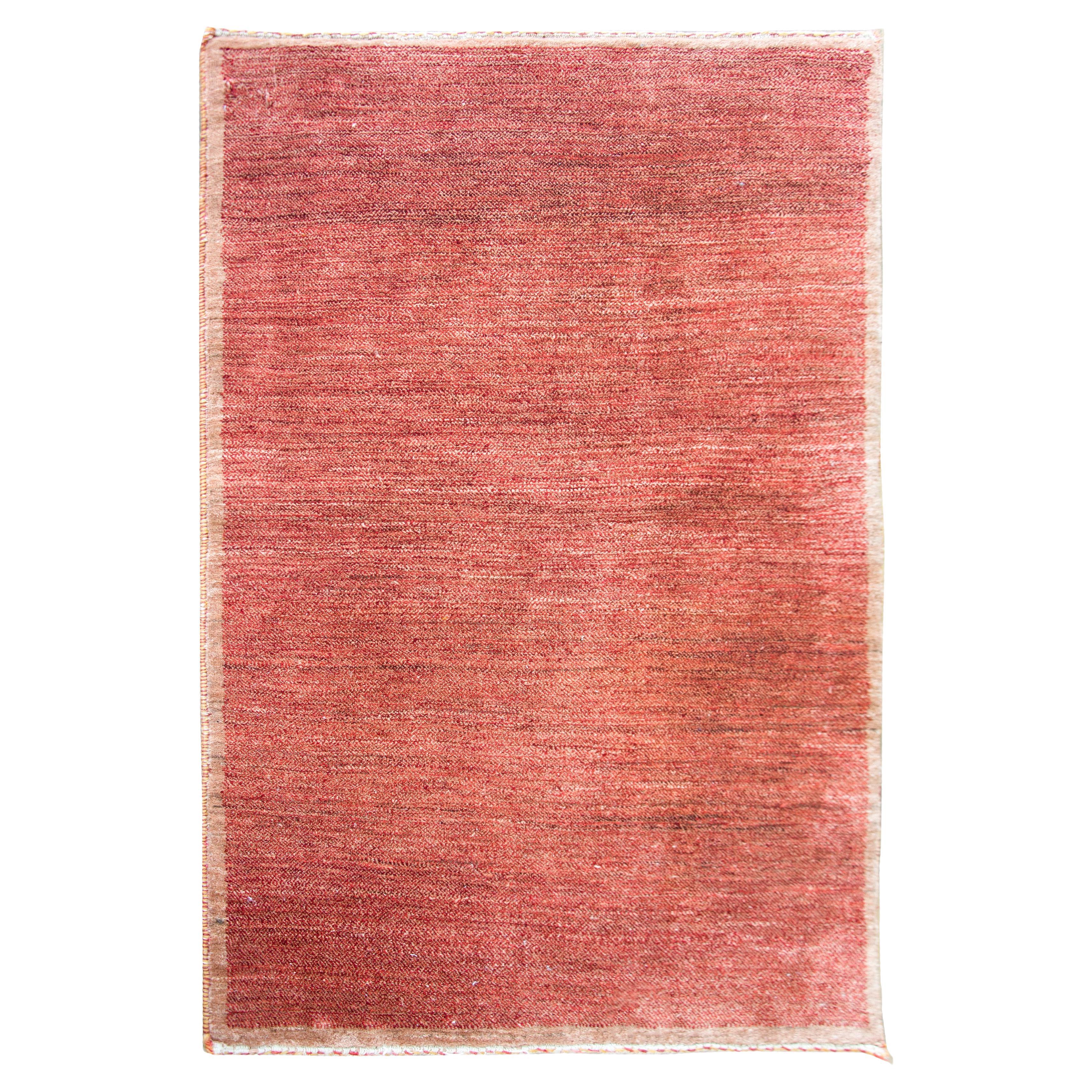 Vintage Tibetan Hand-Knotted Rug