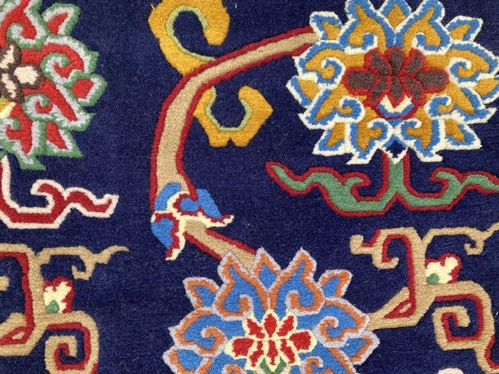 Vintage Tibetan Rug 1.75m x 0.91m For Sale 1