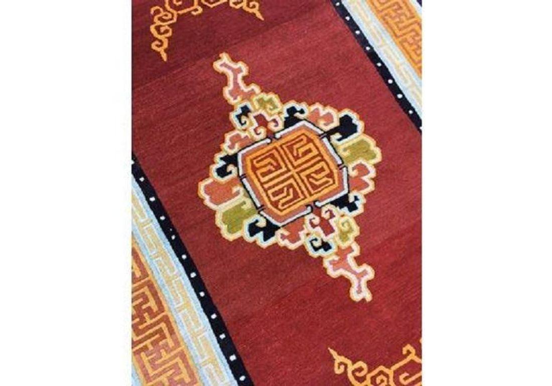Tibetischer Vintage-Teppich 2,11 m X 1,24 m im Angebot 5