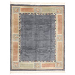 Vintage Tibetan Rug with Modern Design