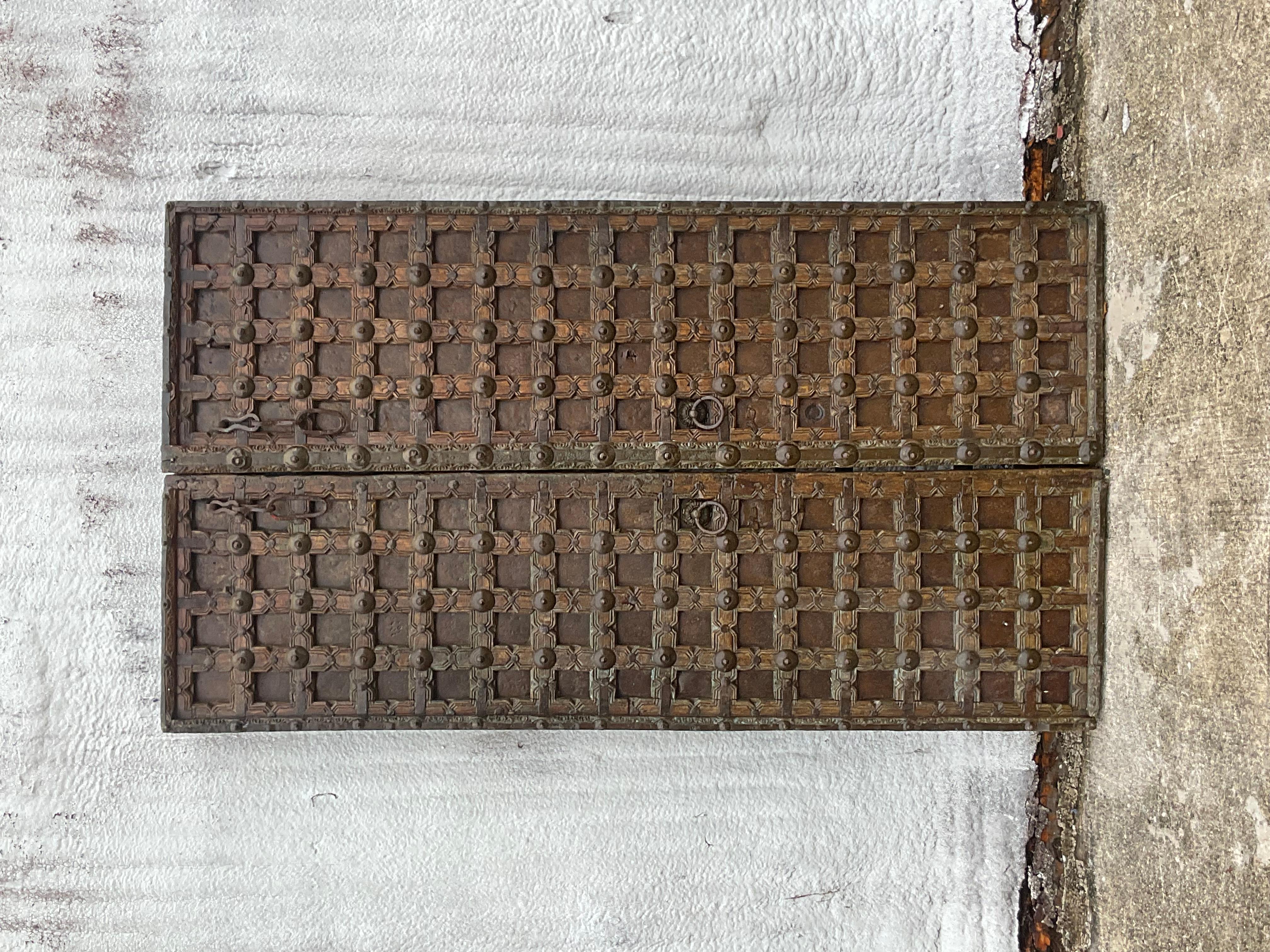 Vintage Tibetan Temple Doors, a Pair 3