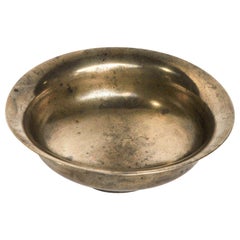 Vintage Tibetan Tsampa Bowl, Bronze, Tibet, Early to Mid-20th Century