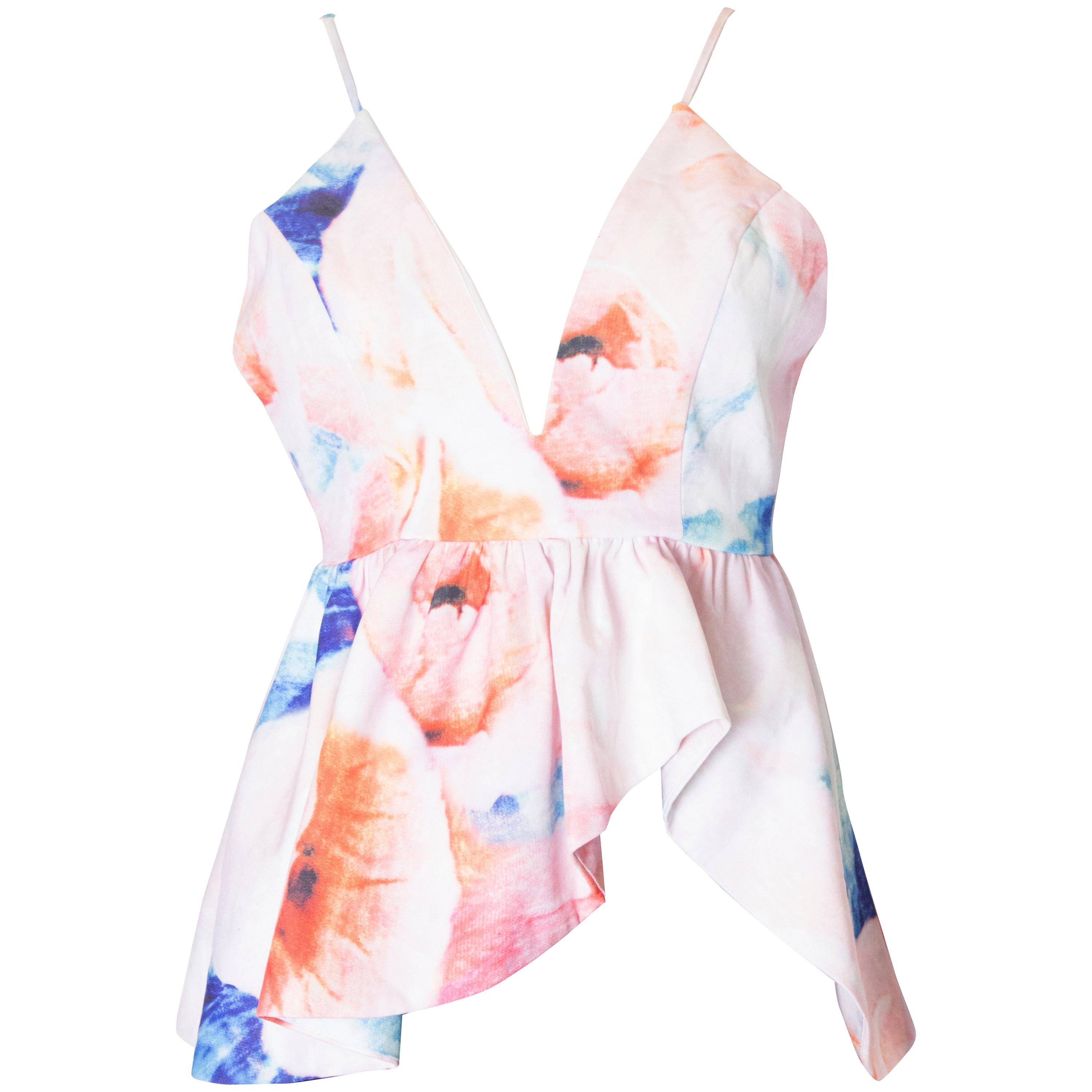 Haut vintage tie-dye à nouer en vente