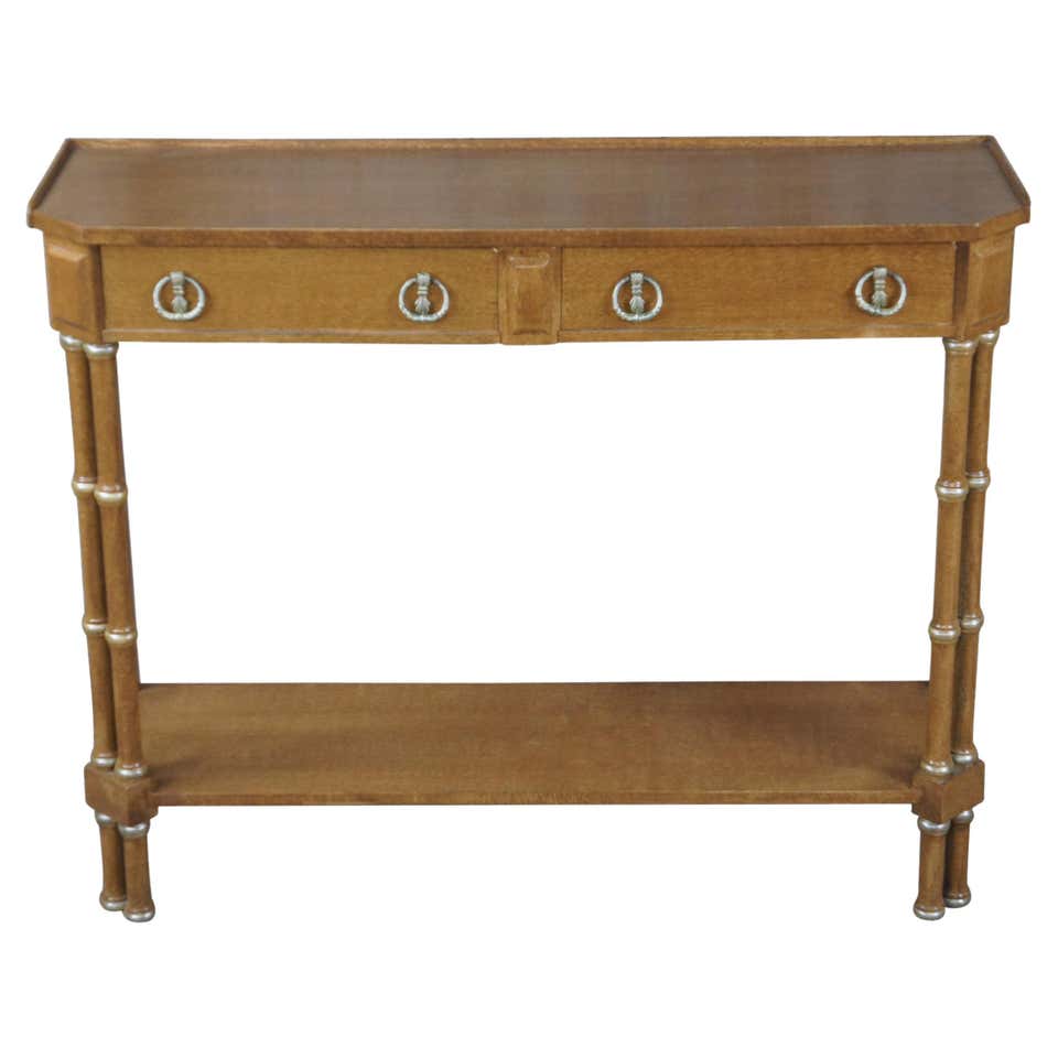 Campaign Console Table X Leg Campaign Table - 31 For Sale on 1stDibs
