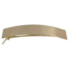 Vintage Tiffany 14 Karat Yellow Gold Barrette Hair Clip
