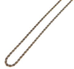Vintage Tiffany 18K Yellow Gold Silver Chain Necklace