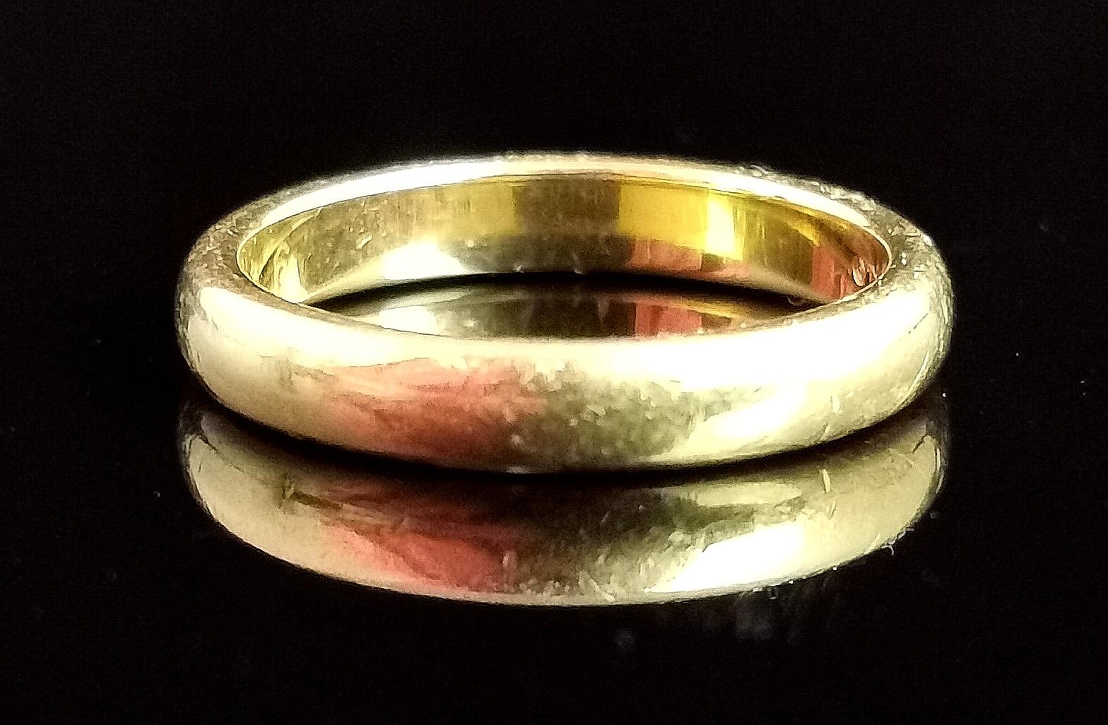 Women's or Men's Vintage Tiffany & Co. 18k Yellow Gold Wedding Band Ring